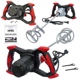 MIESZADŁO DO ZAPRAW I KLEJÓW NAC EM180VS-HA 1800 W 2 BIEGI