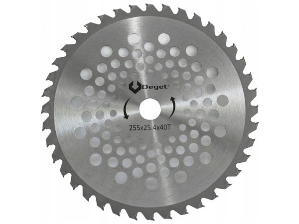 TARCZA TNĄCA DO KOSY SPALINOWEJ 255x25.4 MM 24 ZĘBY TNĄCE WIDIOWA V90151
