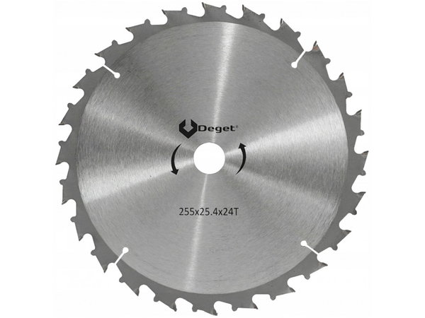TARCZA TNĄCA DO KOSY SPALINOWEJ 255x25.4 MM 24 ZĘBY TNĄCE WIDIOWA V90152