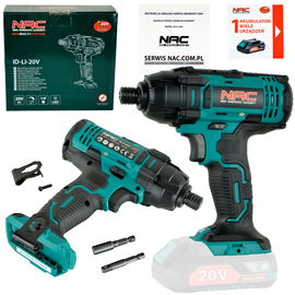 ZAKRĘTARKA UDAROWA AKUMULATOROWA NAC ID-LI-20V AKUMULTISYSTEM BODY 250 NM