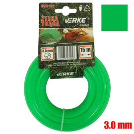 ŻYŁKA TNĄCA DO KOS I PODKASZAREK 3 MM 15 MB VERKE V90137 KWADRATOWA