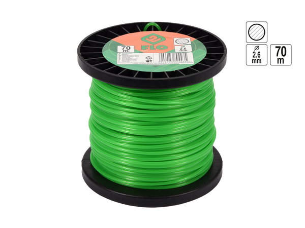 ŻYŁKA TNĄCA DO KOS I PODKASZAREK 2.6 MM 70 MB FLO 89443 OKRĄGŁA
