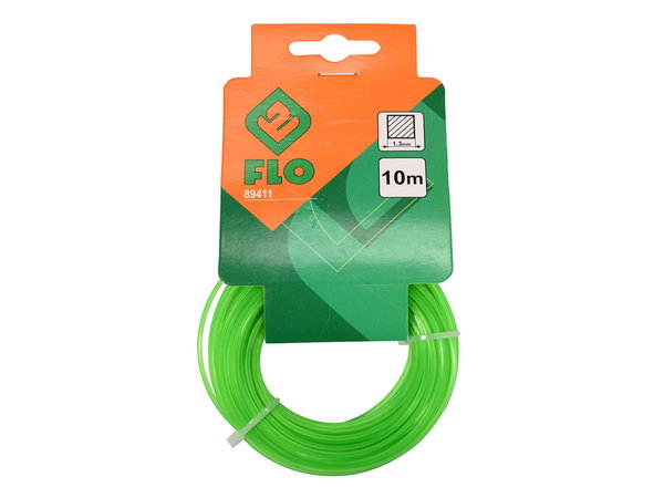 ŻYŁKA TNĄCA DO KOS I PODKASZAREK 1,3 MM 10 MB FLO 89411 KWADRAT