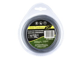 ŻYŁKA TNĄCA DO KOS I PODKASZAREK 2 MM 15 MB JG G73964-2 KWADRAT ZBROJONA