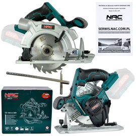 PILARKA TARCZOWA AKUMULATOROWA NAC CS-165-LI-20V AKUMULITISYSTEM 20 V BODY