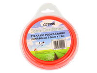 ŻYŁKA TNĄCA DO KOS I PODKASZAREK 3 MM 12 MB JG G73995 OKRĄGŁA