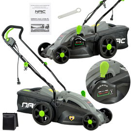 KOSIARKA ELEKTRYCZNA NAC LE18-42-PI-G 1800 W INDUKCJA MULCZOWANIE 42 CM