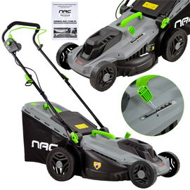 KOSIARKA ELEKTRYCZNA NAC LE16-E-38-PB-C 1600 W SZEROKOŚĆ 38 CM KOSZ 42 L.