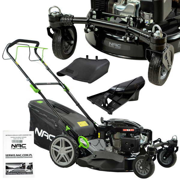 KOSIARKA SPALINOWA NAC LS50-166L-JR2 NAPĘD SZER. 51 CM OBROTOWE KOŁA PRZÓD