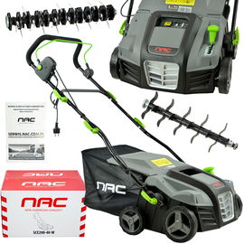 WERTYKULATOR AERATOR NAC SCE200-40-W 2000 W 2 WAŁKI SZER. 40 CM 2 FUNKCJE