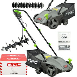 WERTYKULATOR AERATOR NAC SCE150-32-W 1500 W 2 WAŁKI SZER. 32 CM 2 FUNKCJE