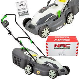 KOSIARKA ELEKTRYCZNA NAC LE 14-34-PB-KC MOC 1400 W SZEROKOŚĆ KOSZENIA 34 CM