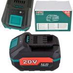 AKUMULATOR NAC B-60-LI-20V 6 AH DO ELEKTRONARZĘDZI Z AKUMULTISYSTEM 20 V
