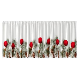 Firanka Las Bombek wysokość 45 cm DomoweTekstylia | WN67LB 045 | Boże Narodzenie