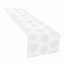 Bieżnik Białe Pisanki 40x140 cm DomoweTekstylia | WN86P1 140 | Święta Wielkanoc