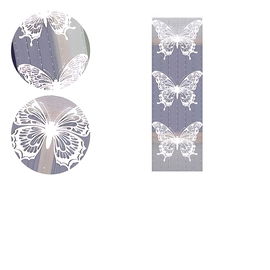 Firanka Pillangok 50 x 165 cm DomoweTekstylia | WN97P1 050