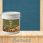 LAKIEROBEJCA DO DREWNA 3W1 NIEBIESKI LAZURA satyna 2,5L z WOSKIEM producent