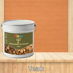 LAKIEROBEJCA DO DREWNA 3W1 kolor TEAK LAZURA satyna 2,5L OCHRONNA z WOSKIEM