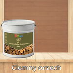 LAKIEROBEJCA DO DREWNA 3W1 ORZECH CIEMNY LAZURA PÓŁMAT 2.5L z silikonem