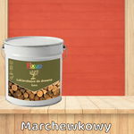 LAKIEROBEJCA DO DREWNA 3W1 MARCHEWKOWY LAZURA SATYNA 5L z silikonem EXTRA