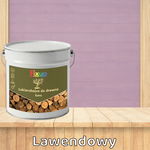 LAKIEROBEJCA DO DREWNA 3W1 LAWENDOWY LAZURA satyna 2,5L z SILIKONEM EXTRA