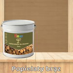 LAKIEROBEJCA DO DREWNA 3W1 POPIELATY BRĄZ LAZURA PÓŁMAT 5L z silikonem wosk