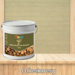 LAKIEROBEJCA DO DREWNA 3W1 oliwkowy LAZURA PÓŁMAT 2.5L z silikonem OCHRONNA
