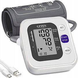 Ciśnieniomierz Naramienny GPZON Profesjonalny 2x120 Pamięć 22-42cm USB