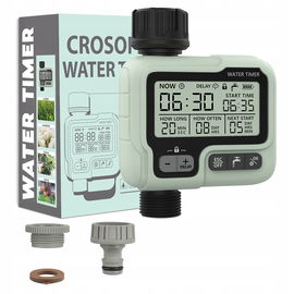 Sterownik podlewania CROSOFMI Cyfrowy Timer Wody LCD IPX5 - Automatyczne