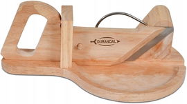 Drewniana Gilotyna Krajalnica Do Mięsa Sera Salami Durandal Z Tacą