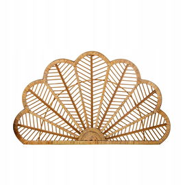 Zagłówek Rattanowy Boho Naturalny Dekoracyjny Do Łóżka 100cm Do Sypialni