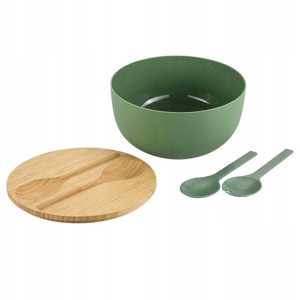 Miska Do Sałatek Kesper Bambus PP Zielony 24cm