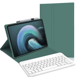 ETUI KLAWIATURA JADEMALL XIAOMI PAD 6 PRO BLUETOOTH 11" QWERTZ ZIELONE