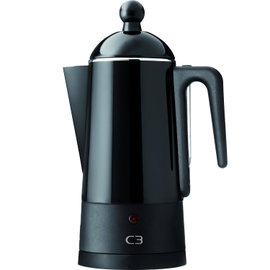 PERKOLATOR C3 30-30204ECO 4-10 FILIŻANEK 875W STAL NIERDZEWNA CZARNY