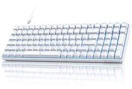 Dierya DK98SE Klawiatura Mechaniczna 98 Blue Switch USB-C US Biała QWERTY