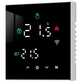 TERMOSTAT BEOK TGW60B-WIFI-WPB WIFI 720W CZARNY DO OGRZEWANIA PODŁOGOWEGO