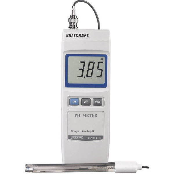 VOLTCRAFT PH-100 ATC Miernik pH Tester Wody Basen Akwarium 0-14 pH