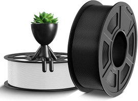 FILAMENT TECBEARS PLA MARBLE 1,75 MM 1 KG CZARNY DO DRUKARKI 3D