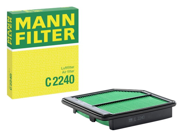 FILTR POWIETRZA MANN-FILTER C 2240 HONDA 17220-RNA-A00 22,5X19,5X4,4 CM