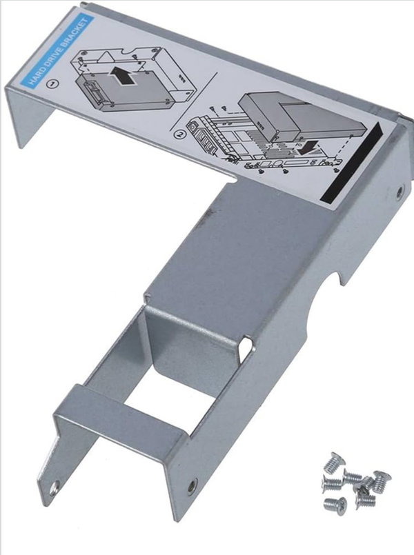 Adapter Dell 3.5 na 2.5 SAS SATA SSD Przejściówka Kieszeni F238F 09W8C4