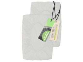 POSZEWKA NA PODUSZKĘ ORTOPEDYCZNĄ EMILYS CHECK 2 SZT. 40X30X10 CM SREBRNA