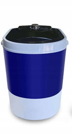 PRALKA PRZENOŚNA BUBBLEBAGDUDE XPB20-1208A 2KG 150-200W BIAŁO-NIEBIESKA
