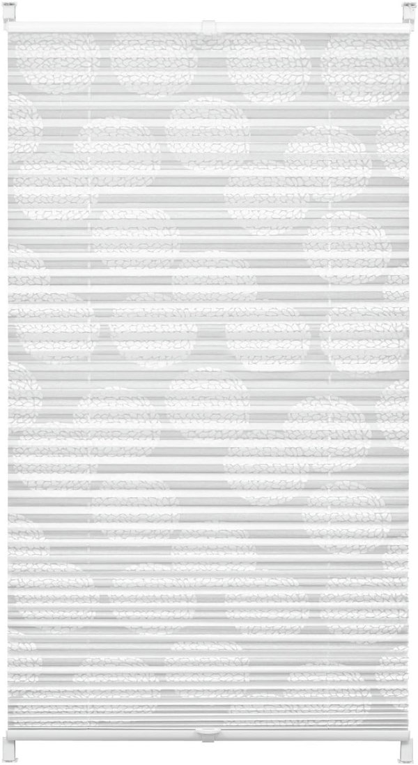 ROLETA PLISOWANA GARDINIA MAJA 90X130 CM BIAŁA BEZ WIERCENIA