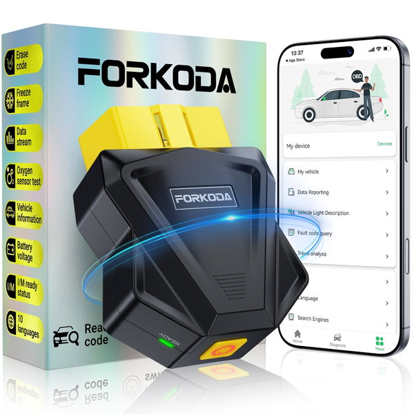 SKANER DIAGNOSTYCZNY OBD2 FORKODA BLUETOOTH 5.4 LIVE DATA DO AUTA