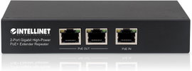 SWITCH POE+ INTELLINET 2 PORTY 1000MB/S PRZEDŁUŻACZ 25W DO KAMER