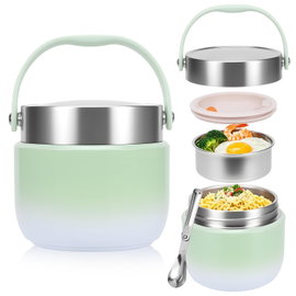 TERMOS HOMIKLSA 1200ML STAL NIERDZEWNA ZIELONY SZCZOTKA LEJEK