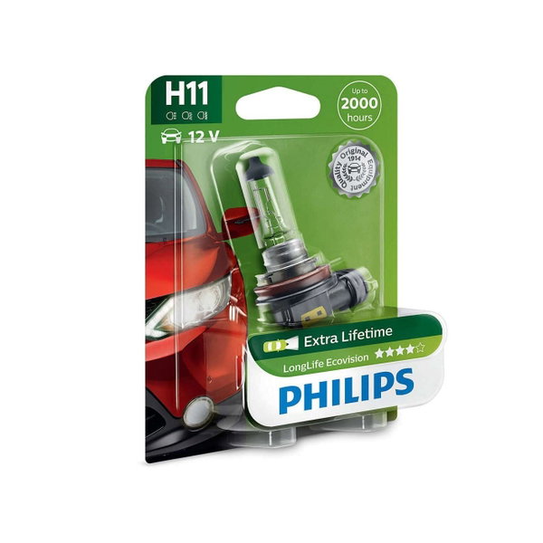ŻARÓWKA HALOGENOWA PHILIPS H11 12362LLECOB1 12V 55W LONG LIFE