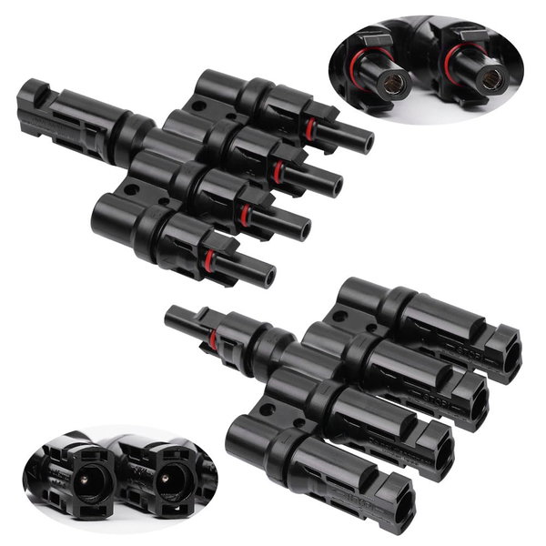ZŁĄCZE SŁONECZNE 4 DO 1 IP67 WODODPORNY ADAPTER PANELOWY FOTOWOLTAICZNY