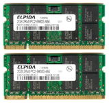 Real Foto Dual Channel 4GB ELPIDA , 2x2GB 2Rx8 PC2-6400S-666
