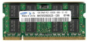 Real Foto DDR2 1GB SAMSUNG 2Rx8 PC2-5300S-555-12-E3